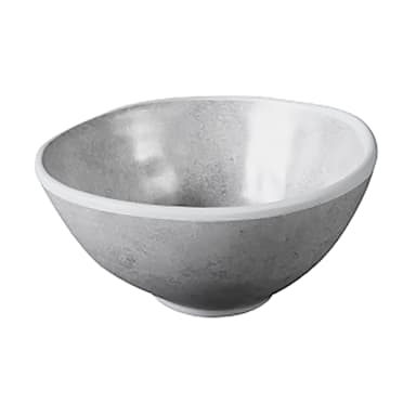 EGS RT83R-GS Tenaya Granite Stone 44 Oz. Bowl - 6 / CS