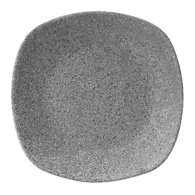 EGS RT8SQ-GS Tenaya Granite Stone 8" Square Plate - 6 / CS