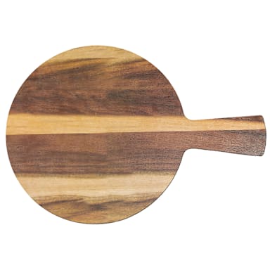 EGS M15RW-HW Fo Bwa Hickory Wood 15" Round Board w/ 5" Handle