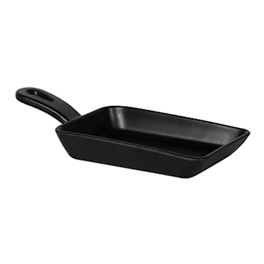 EGS MFP643-B Illogical Black 6-5/8" x 4.5" Faux Cast Iron Fry Pan