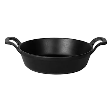EGS MFP7178-B Illogical Black 7" Faux Cast Iron Fry Pan with Handles