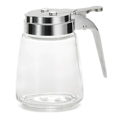 TableCraft 1371CP Glass 12 Ounce Syrup Dispenser