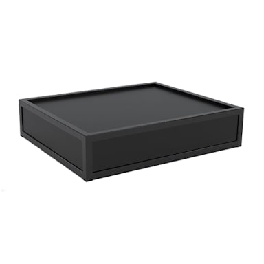 DisplayDispensary.com DDBRLBLK Large Brandable Riser with Inset Top