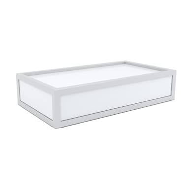 DisplayDispensary.com DDBRMWHT Medium Brandable Riser with Inset Top