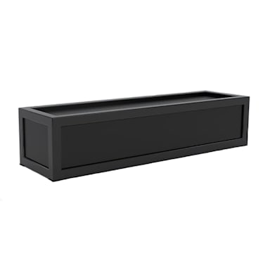 DisplayDispensary.com DDBRSBLK/WHT Small Brandable Riser w/ Inset Top