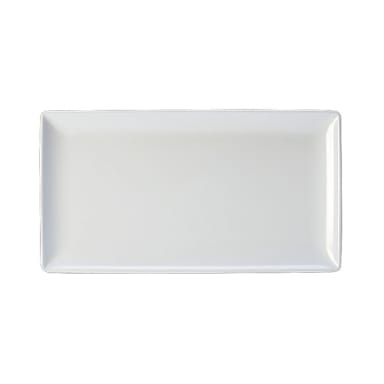 Steelite 68A417EL595 Creations White 12-3/4" x 7" Platter