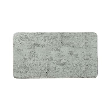 Steelite 68A601EL594 Creations Concrete 12-3/4" x 7" Platter