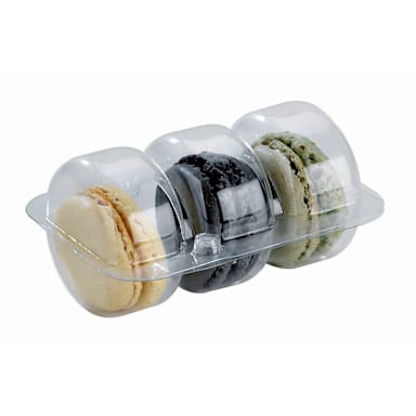 PackNWood 210MACINS3 Rectangular 3 Macarons Insert