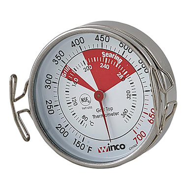 Winco TMT-GS2 150-700°F Grill Surface Thermometer