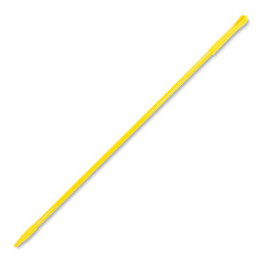 Carlisle 40225EC04 Yellow 60" Fiberglass Handle