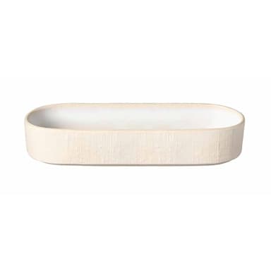 Costa Nova NSA251-01117Z Notos Dune Path 10 x 3.5 x 1.75 In. Oval Tray