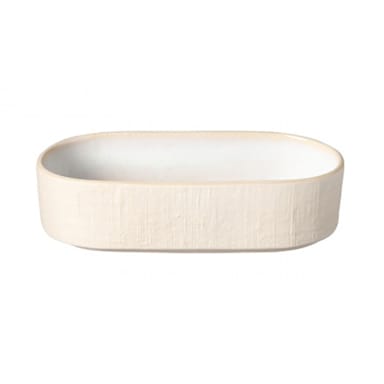 Costa Nova NSA181-DNP Notos Dune Path 7 x 3.5" Oval Tray - 6 / CS