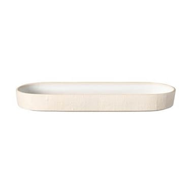 Costa Nova NSA252-01117Z Notos Dune Path 10 x 3.5 x 1 In. Oval Tray