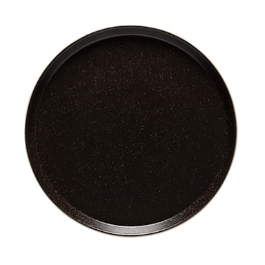 Costa Nova NRP281-LTB Notos Latitude Black 11" Plate - 6 / CS