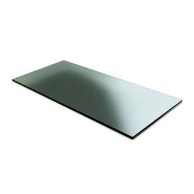 D.W Haber DWFBGL3607BK Fusion Black Glass 36" x 7" Riser Tile