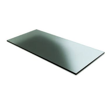D.W Haber DWFBGL3611BK Fusion Black Glass 36" x 11" Riser Tile