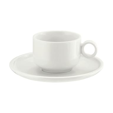 Schonwald 9255226 Shiro Continental White 8 Ounce Cup