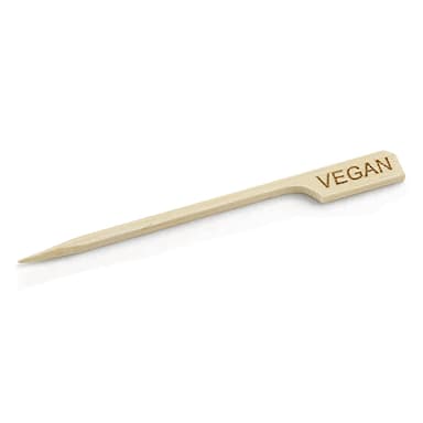 TableCraft BAMP35VG Vegan 3.5" Bamboo Paddle Pick