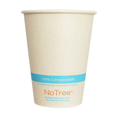 World Centric CU-SU-12C Bamboo Paper 12 Ounce Cold Cup - 1000 / CS