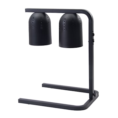 Winco EHL-3C Black 120V 3-Position Heat Lamp