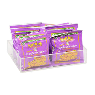 Cal-Mil 22314-2-12 Clear Acrylic 9" x6" x2" Rectangle Box- 4 / CS
