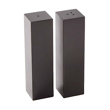 American Metalcraft SPDB33 Black S/S 3 Ounce Salt/Pepper Shaker Set