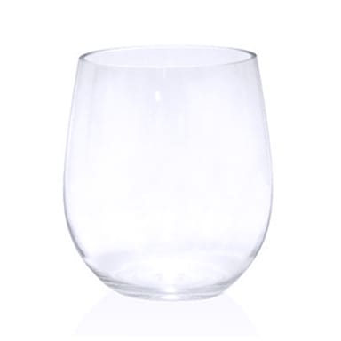 FOH AWI004CLT23 Drinkwise Resin Stemless 15 Oz. Wine Glass