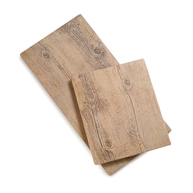 G.E.T. SB-2010-OW Granville Faux Oak 20" x 10" Display Board - 3 / CS