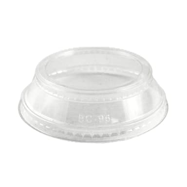 World Centric CPL-CS-12SH Plastic Lid for 9-24 Oz Cold Cup - 1000 / CS