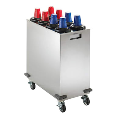 Diversified Metal MCDC-SLR4X2 33" x 17-1/2" x 35" Cup Dispensing Cart