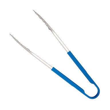 Dexter Russell Cutlery 91510 12" Utility Tong w/ Blue Silicone Handle