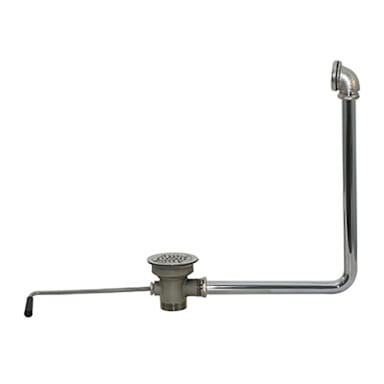 Advance Tabco K-15-X Twist Handle Waste Drain Lever with 3.5" Drain