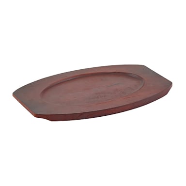 Winco APL-11UL 11" Wood Underliner for Sizzling Platter