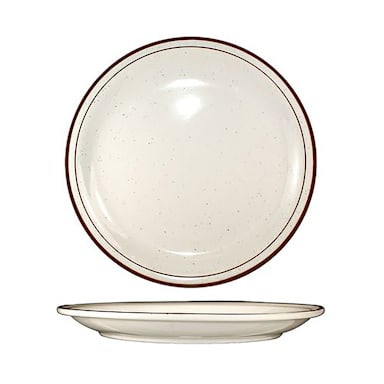 Int'l Tableware GR-9 Granada Brown Speckle 9-1/2" Plate