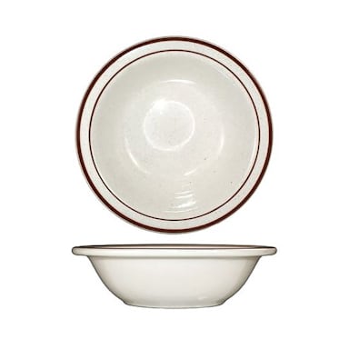 Int'l Tableware GR-10 Granada Brown Speckle 14 Ounce Bowl