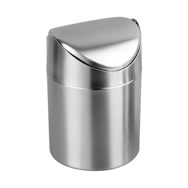 Winco DDSF-101S S/S Round 4-3/4" x 6" Mini Waste Can