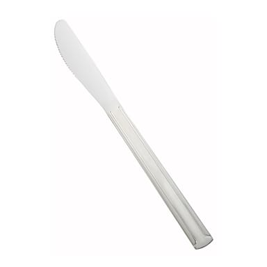 Winco 0001-08 S/S Dominion 8" Dinner Knife - Dozen