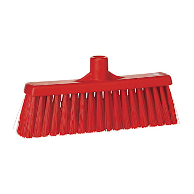 Vikan 31664 Red 12" Medium Straight Neck Broom