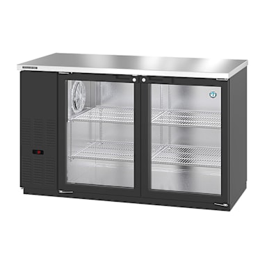 Hoshizaki BB59-G Black 2 Section 59-1/2"W Back Bar Cabinet