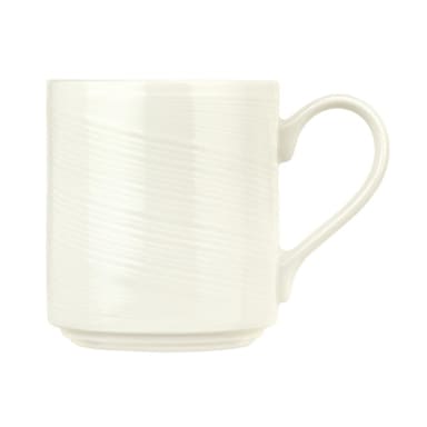 Libbey - Formerly Syracuse China 987659437 Silk 12.25 Ounce White Stacking Mug