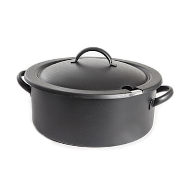 D.W. Haber DW05CWG8BK HomeStyle S/S Black 5.5 Quart Soup Marmite