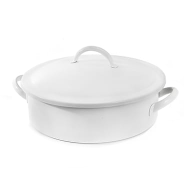 D.W. Haber DW04CWG8WT HomeStyle S/S White 4 Quart Round Chafer
