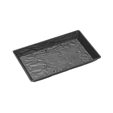 American Metalcraft FSMEL12 Faux Slate Melamine 12 x 7" Tray