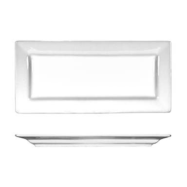 Int'l Tableware EL-17 Elite Bright White 11" x 5.13" Platter