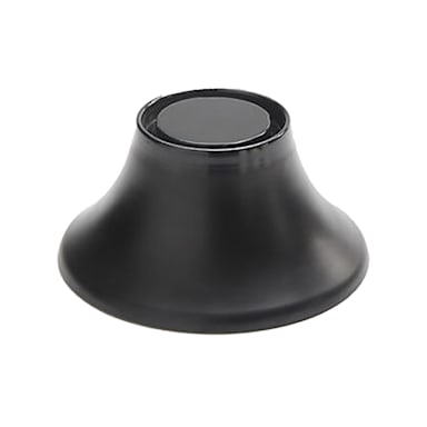 American Metalcraft LFTB63 Lift Black Melamine 3-1/4"H Pedestal