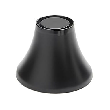 American Metalcraft LFTB65 Lift Black Melamine 4-7/8"H Pedestal