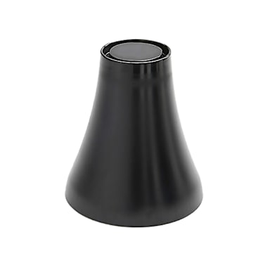 American Metalcraft LFTB67 Lift Black Melamine 7-1/8"H Pedestal
