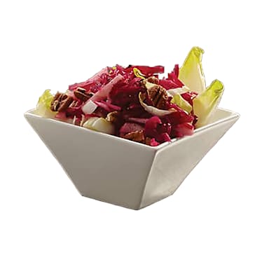 American Metalcraft SQB55 White Porcelain 5" Square Bowl