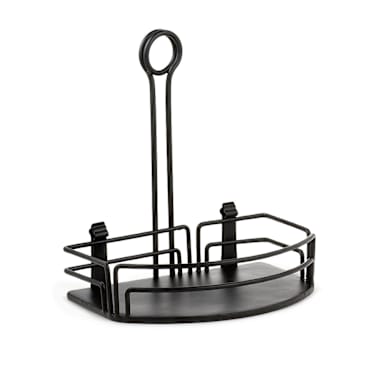 TableCraft BK67912 Black 8-1/4" Condiment Caddy