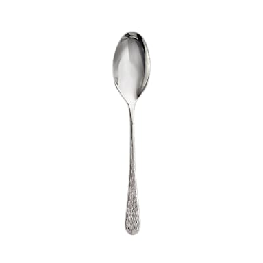 Steelite 6029SX003 Skye 7.4" Stainless Steel Oval Bowl Spoon - Dozen
